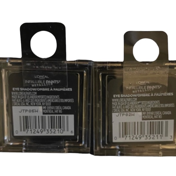 L'OREAL PARIS INFALLIBLE PAINTS METALLICS EYE SHADOW 404 , 402  Make Up - Picture 4 of 4